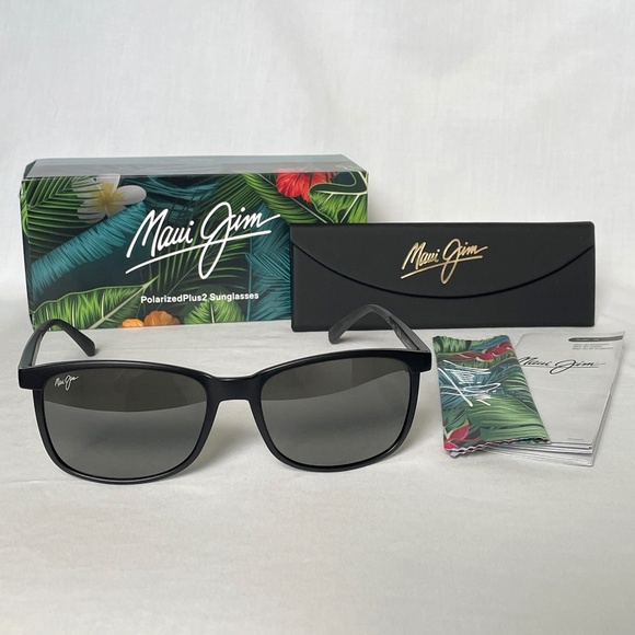 Maui Jim Other - Maui Jim Hulili Polarized Sunglasses Matte Black MJ0672S-001